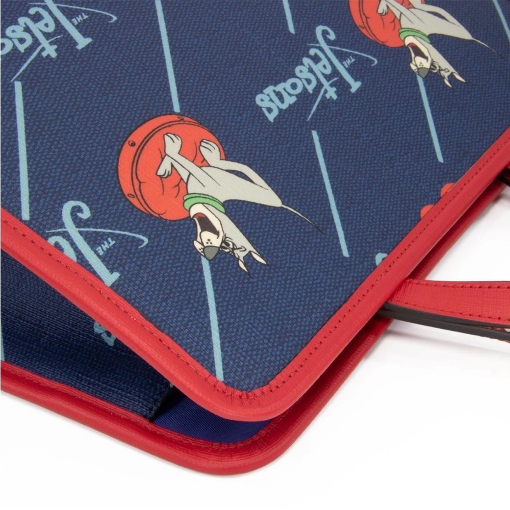 Gucci Red and Blue Jetsons Print Briefcase - Picture 6 of 16